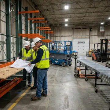 Warehouse fit out planning and installation process