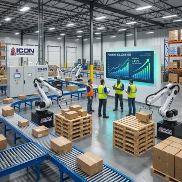 Warehouse automation ROI planning dashboard