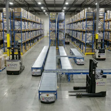 Warehouse equipment and racking for Section 179 planning
