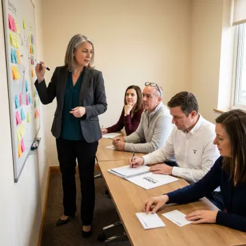 Design thinking facilitation training workshop