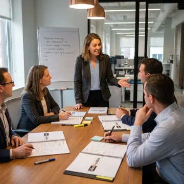 New managers in interactive leadership training