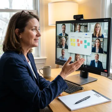 Virtual strategic planning facilitation session