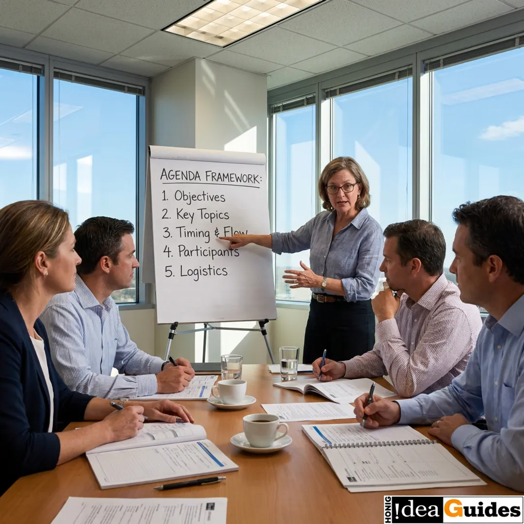 Facilitator leading an interactive meeting workshop