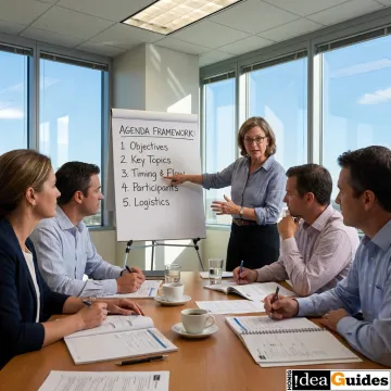 Facilitator leading an interactive meeting workshop