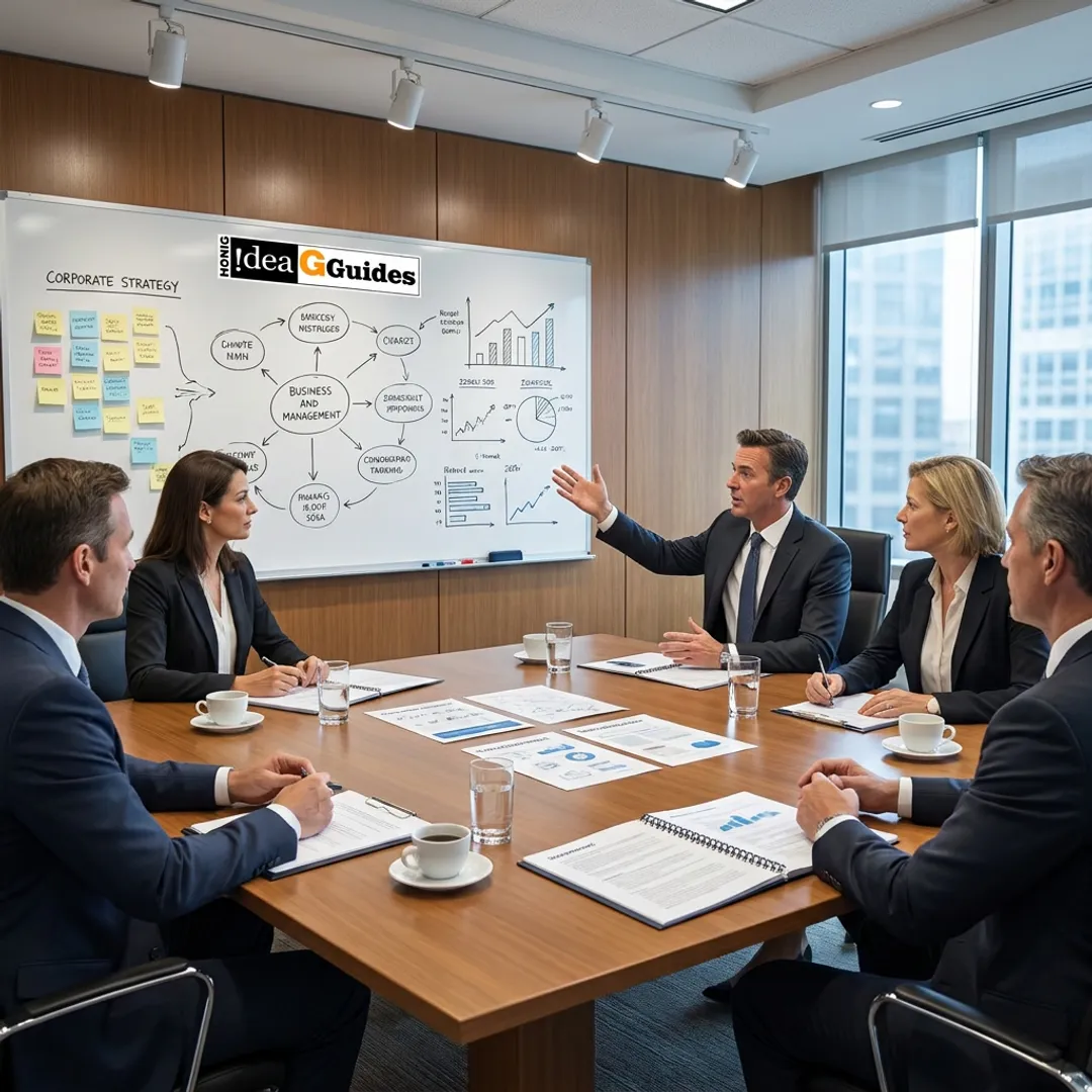 Executive team participating in a facilitated decision-making workshop