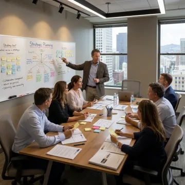 Executive coaching session with San Francisco leadership team