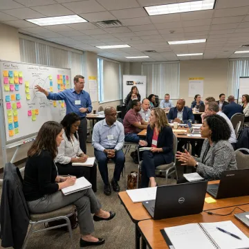Group facilitation training workshop for leaders