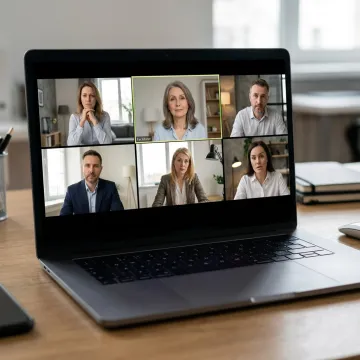 Online leadership conflict resolution training session