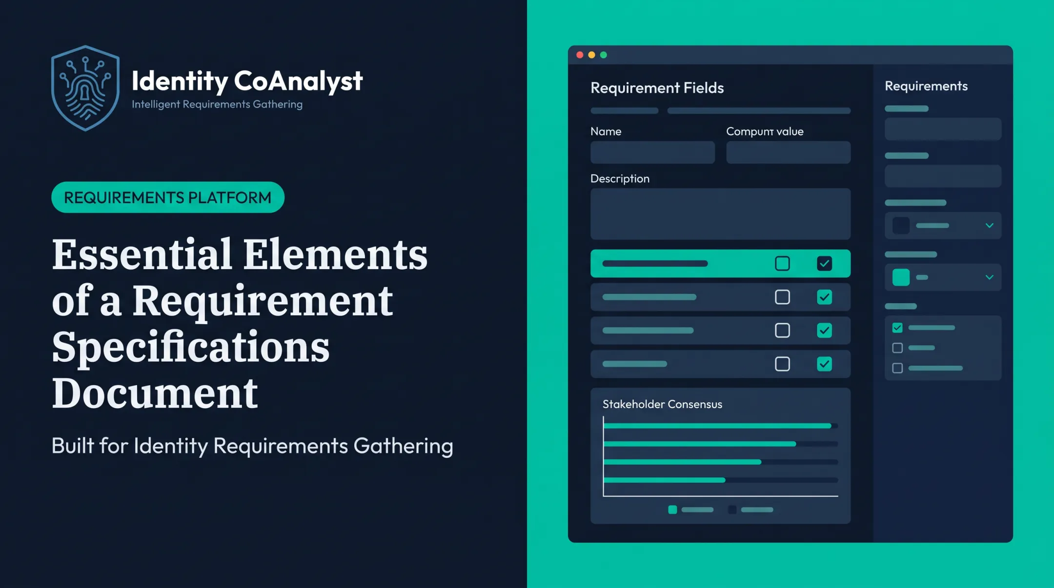 Essential Elements of a Requirement Specifications Document