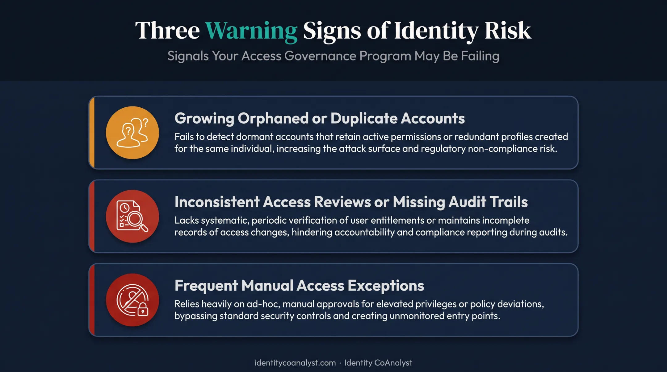Three warning signs of hybrid cloud IAM security trouble checklist
