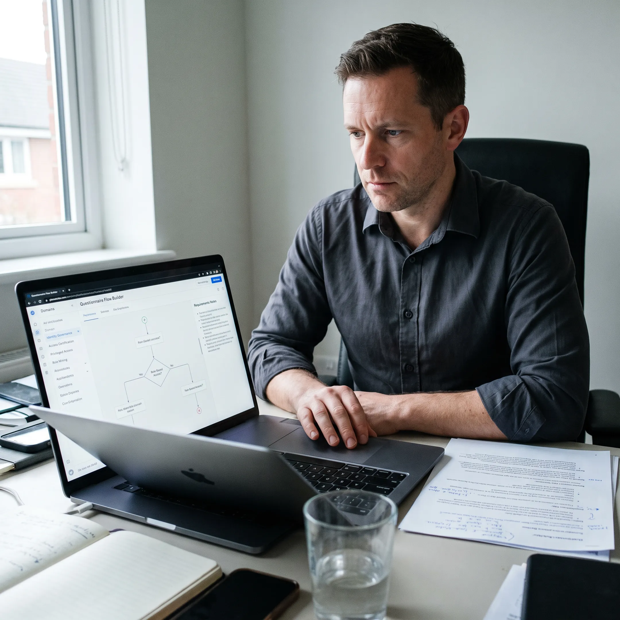 Consultant designing an AI assessment questionnaire