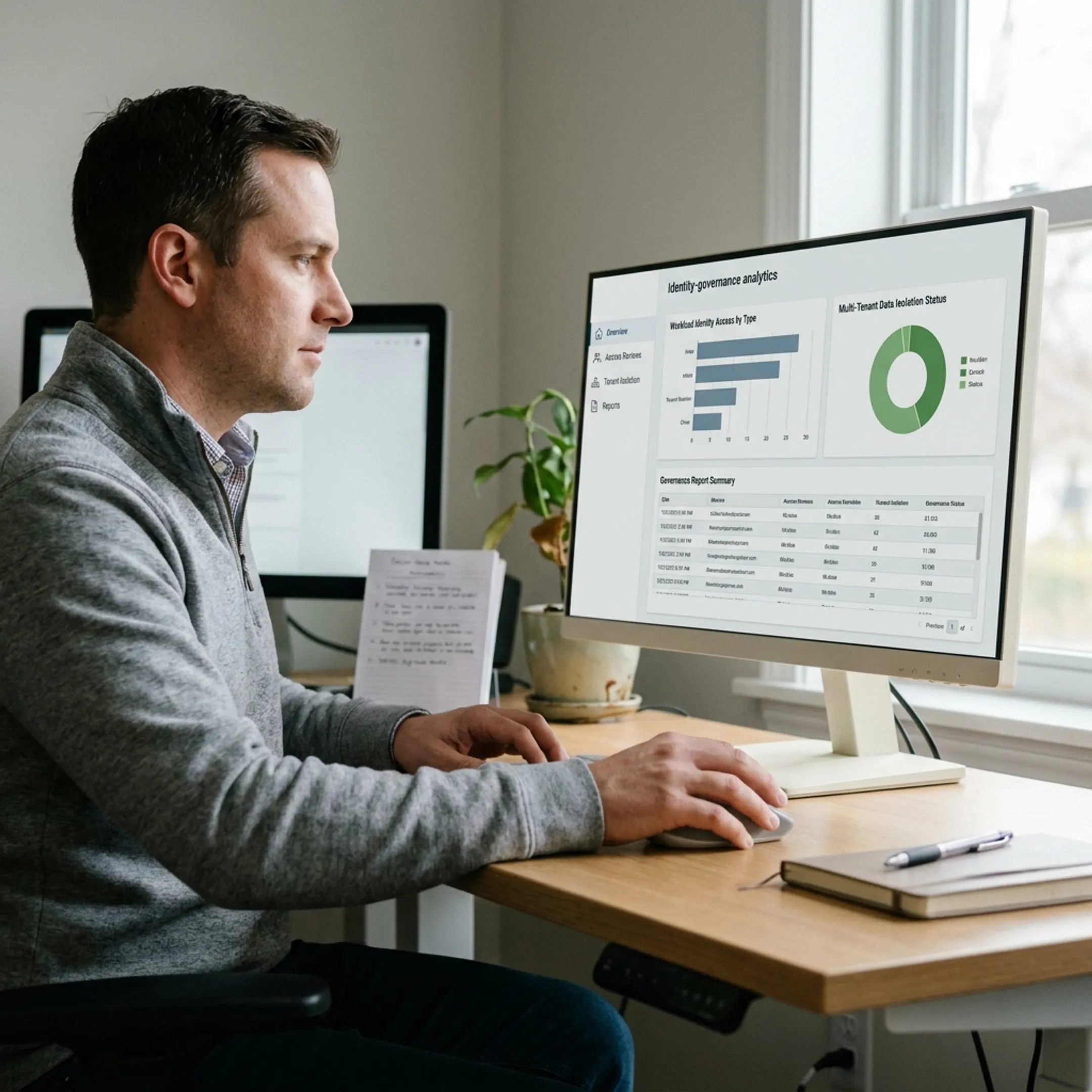 Architectural overview comparing enterprise workload identity management capabilities