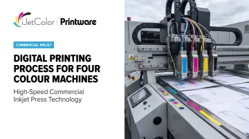 Digital Printing Process for Four Colour Machines