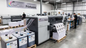 iJetColor HP PageWide printing system using RISE-certified pigment inks