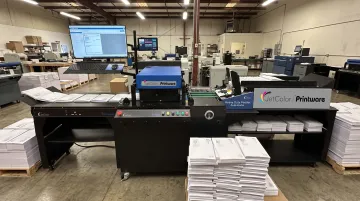 iJetColor HP PageWide production press running continuous high-volume printing