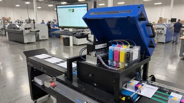 iJetColor 1175 Pro inkjet press with pigment ink cartridges installed