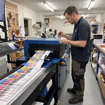 High-speed thermal inkjet printer producing full-color envelopes