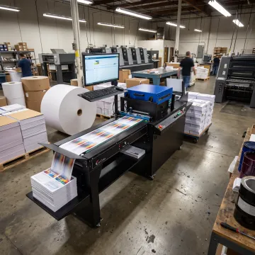 High-speed inkjet press producing personalized direct mail