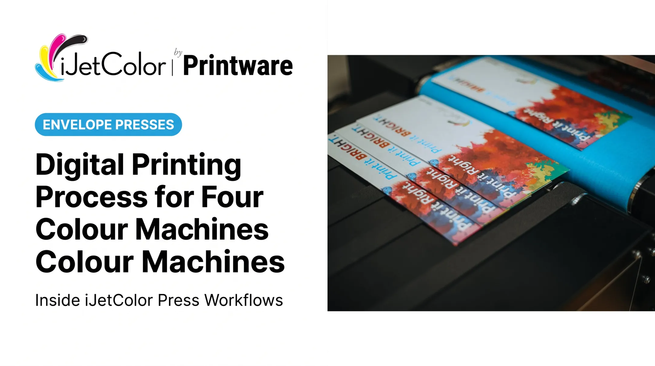 Digital Printing Process for Four Colour Machines