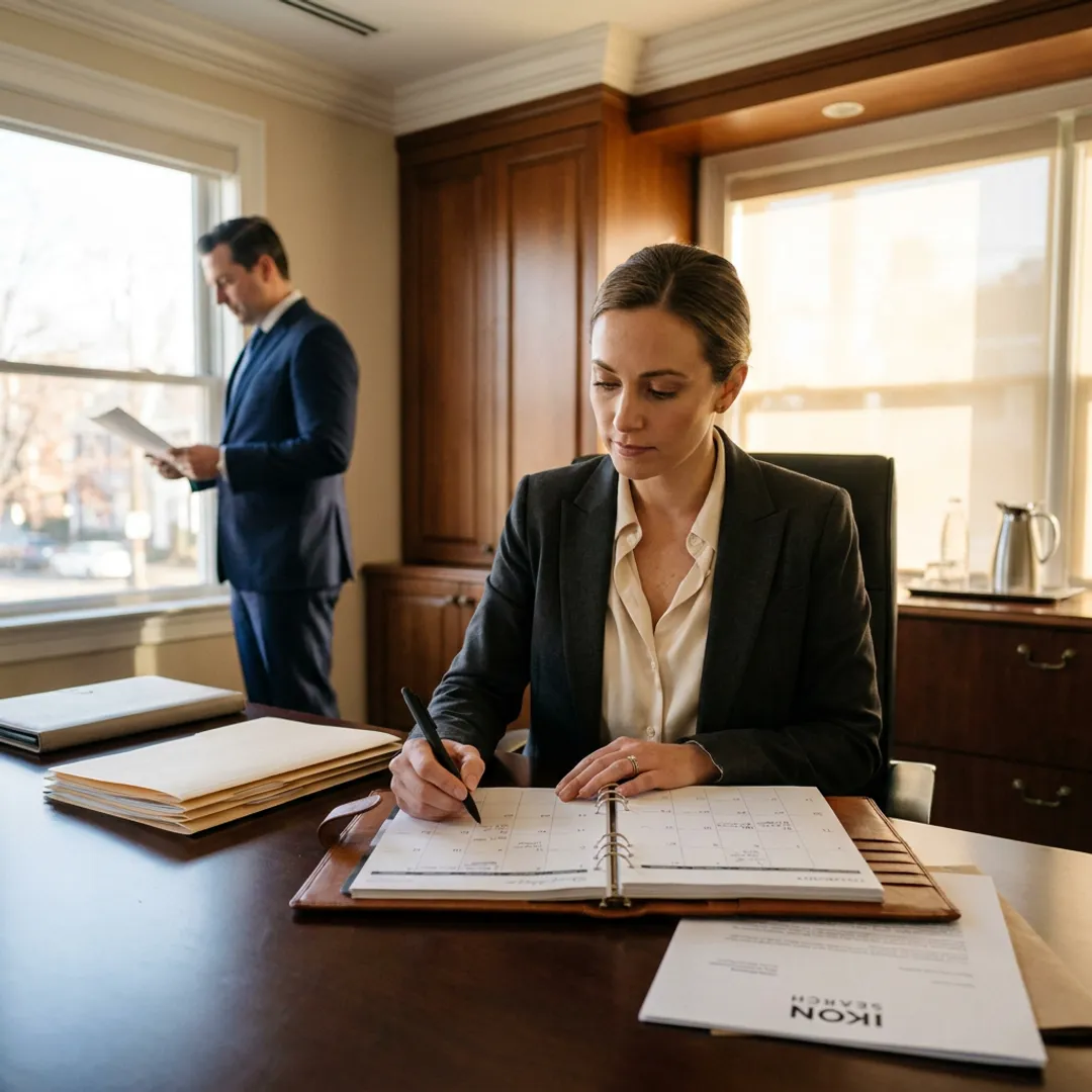 Executive assistant supporting a Greenwich business leader