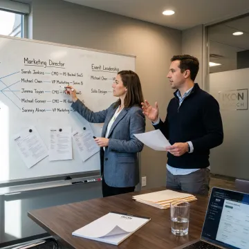 Recruitment team mapping marketing candidates