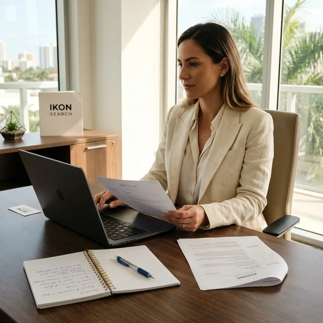 Recruiter screening executive assistant candidates
