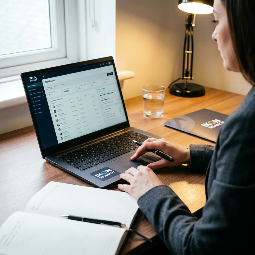 Recruiter mapping marketing executive candidates