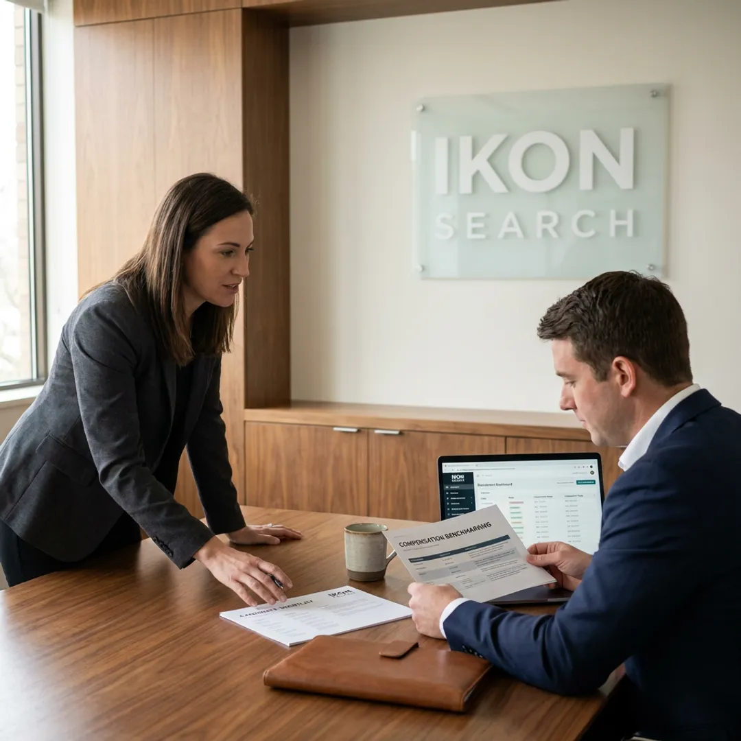 Recruiting team reviewing candidate shortlist