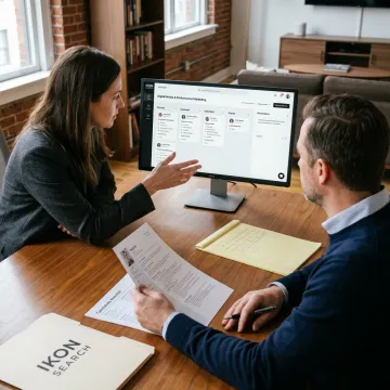 SaaS marketing recruiters reviewing candidate profiles