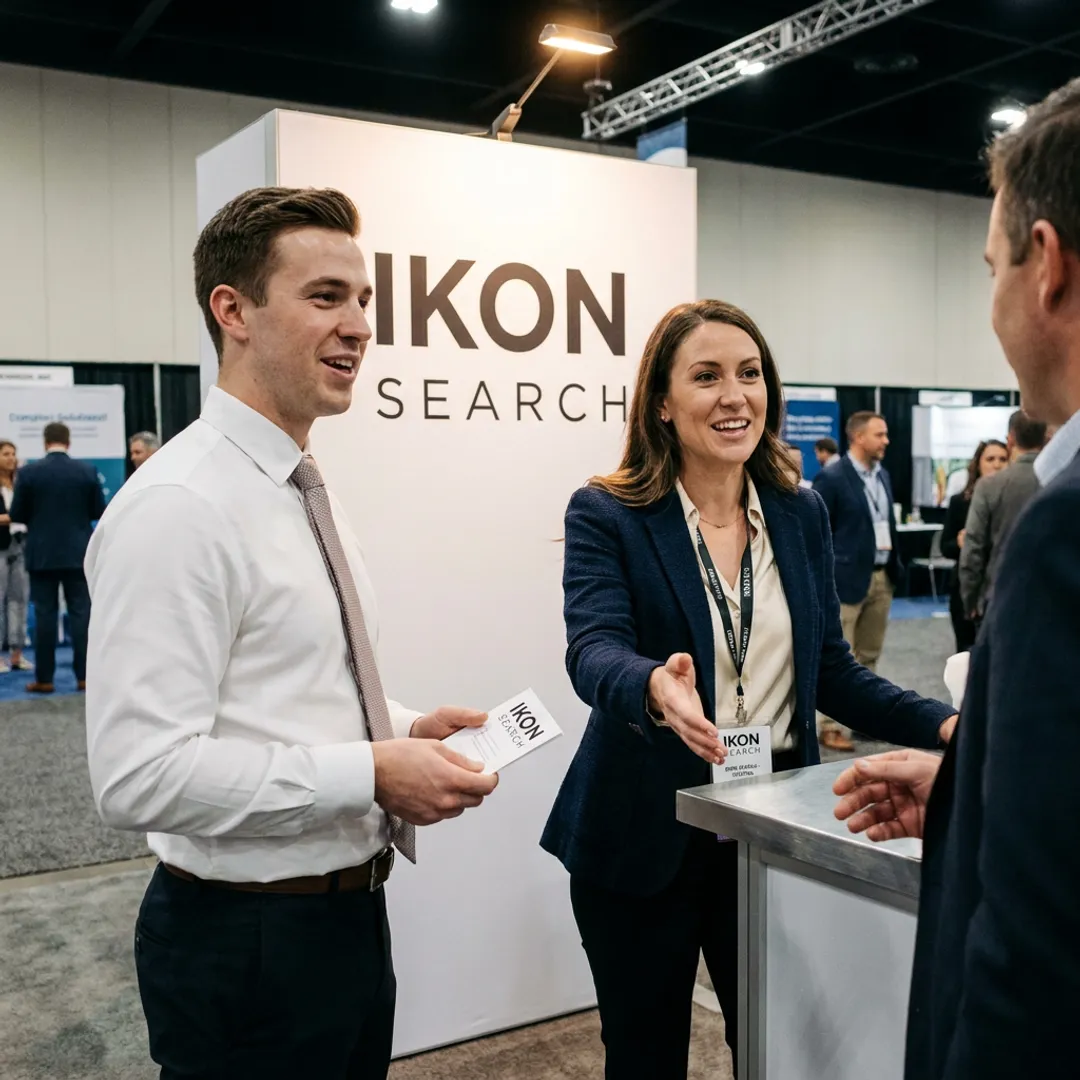 Event marketing staff engaging attendees at a brand activation