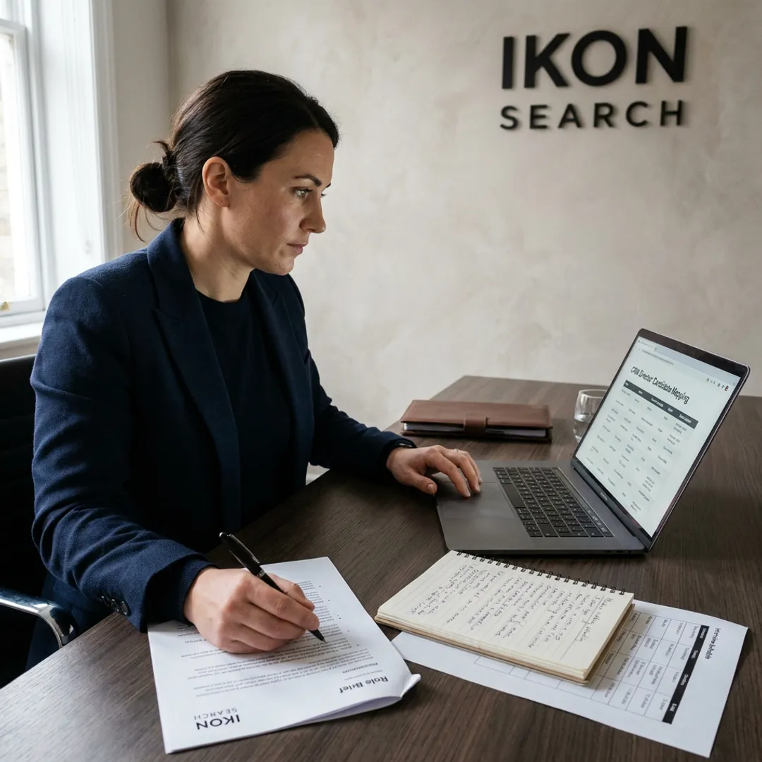 CRM recruitment process planning