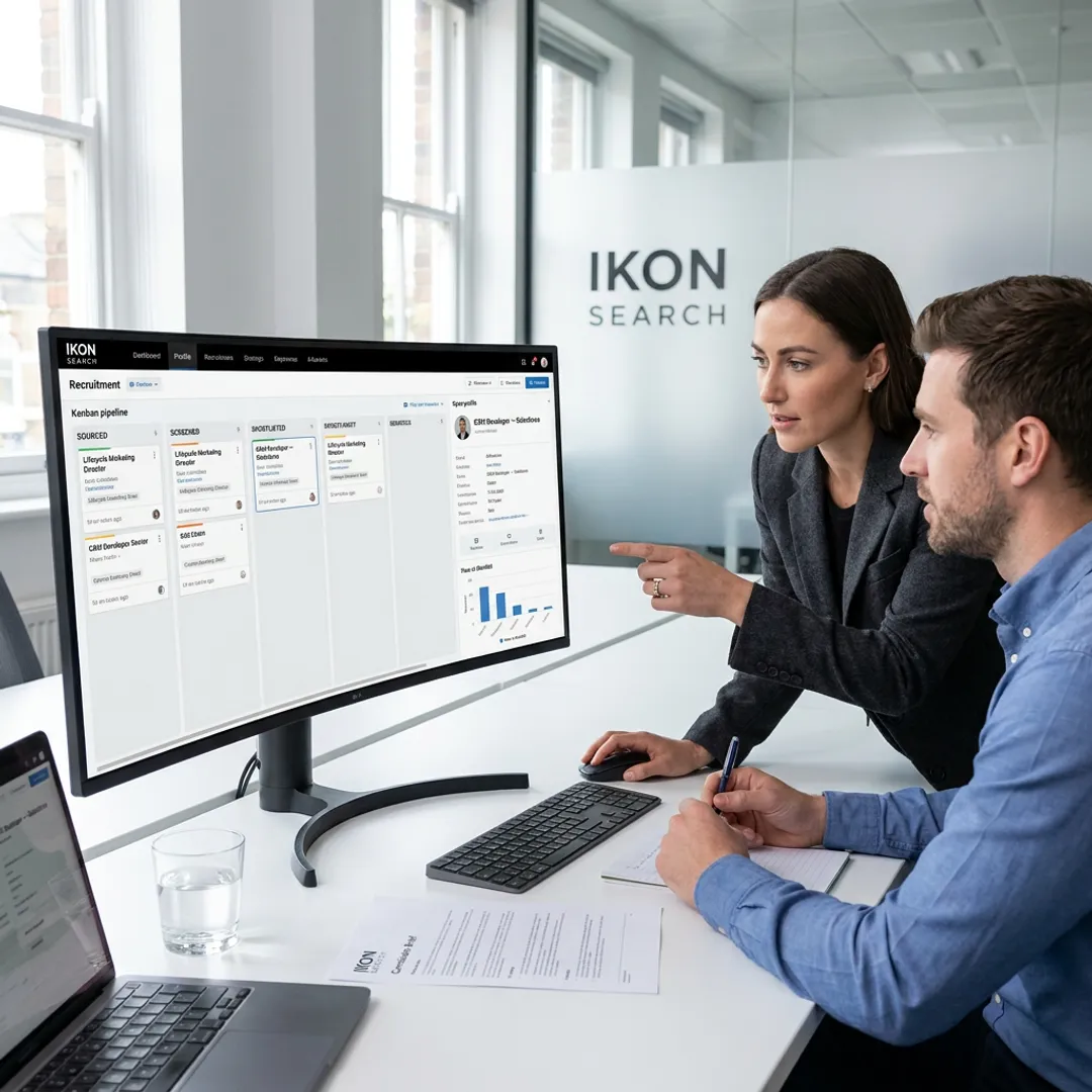 Recruitment team mapping marketing automation candidates