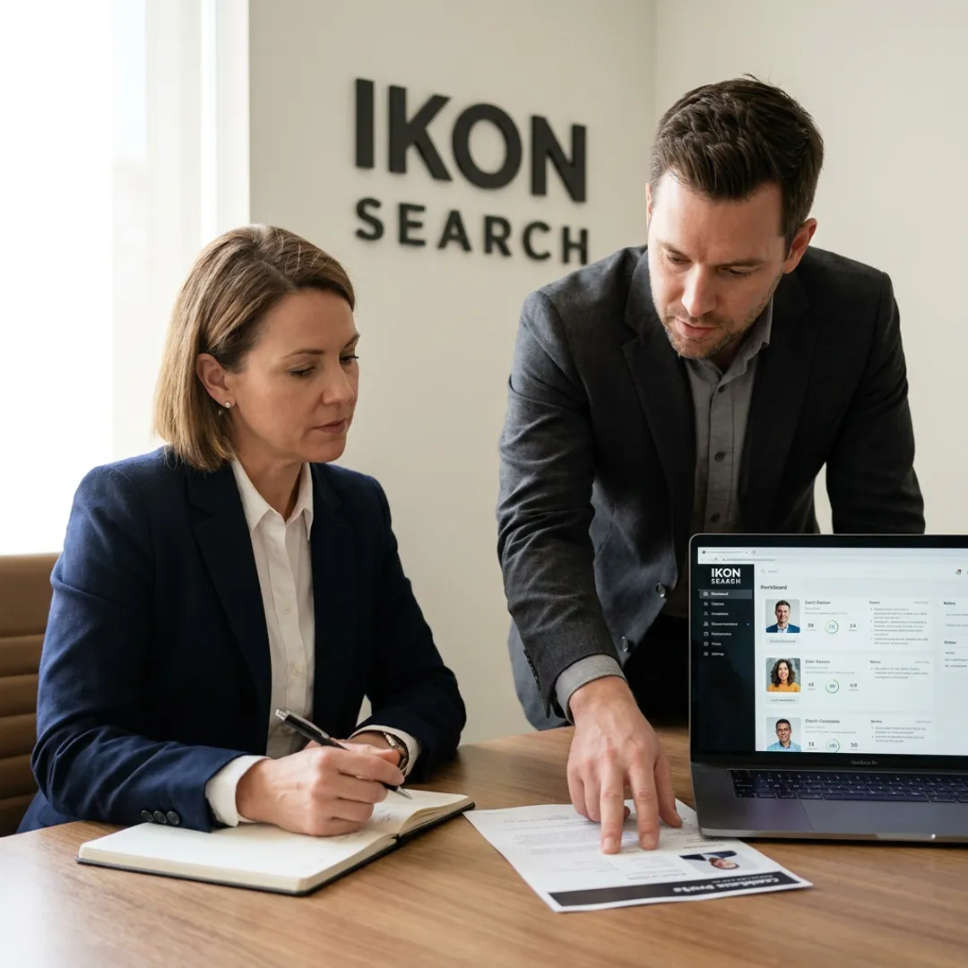 Recruitment team shortlisting marketing leaders