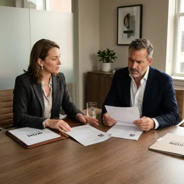 Executive recruiter interviewing Chief of Staff candidate