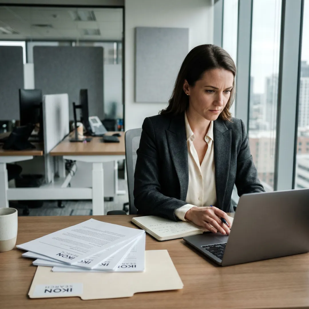 Recruiter coordinating a legal hiring process