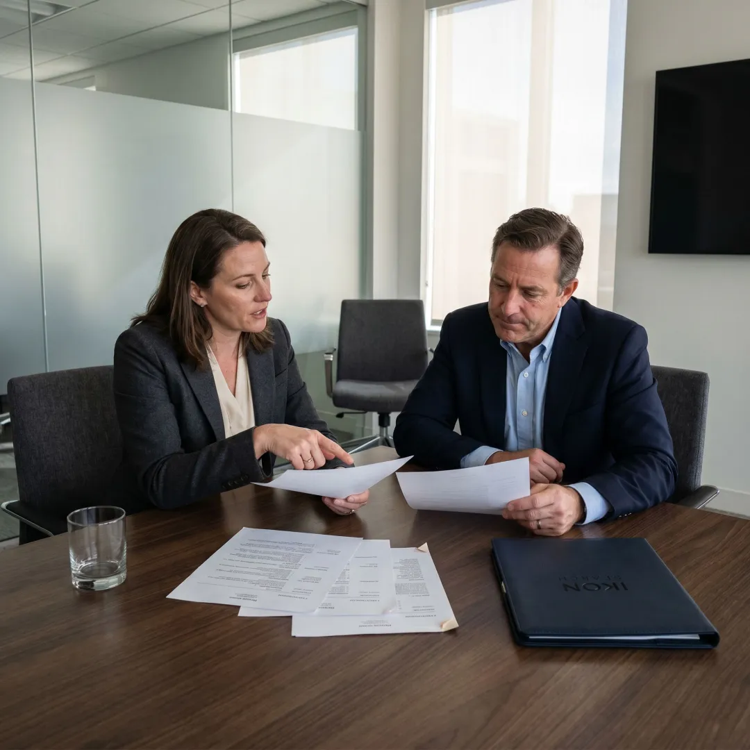 Legal recruiter meeting with Stamford hiring manager