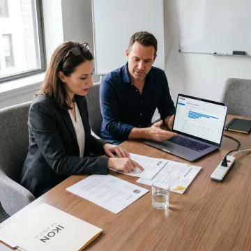 Social media manager recruitment meeting
