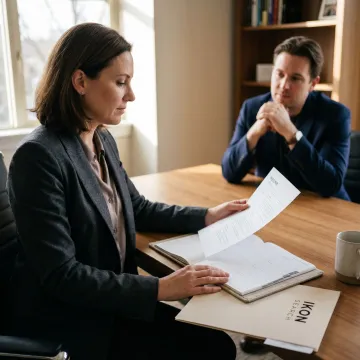 Recruiter interviewing a personal assistant candidate