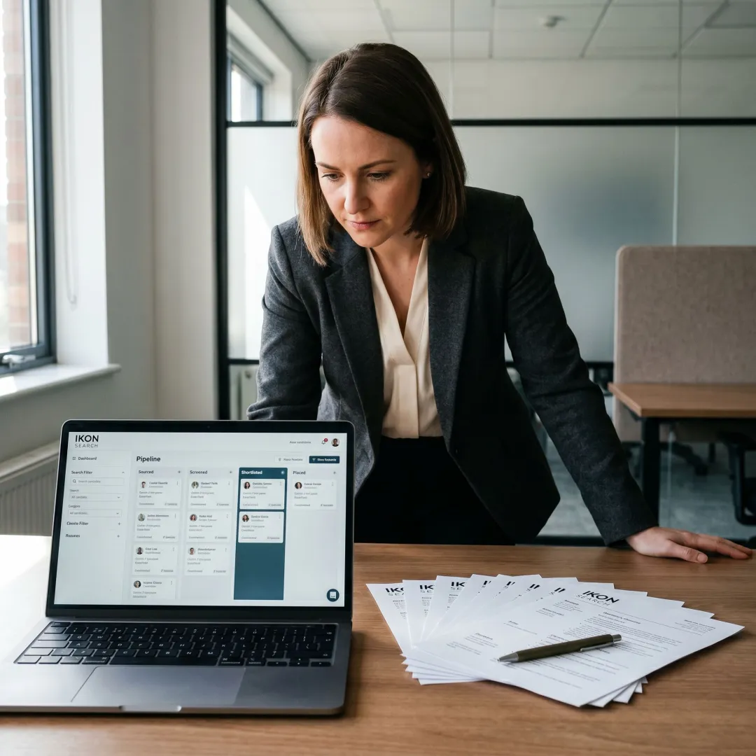 Operations recruiters reviewing candidate profiles