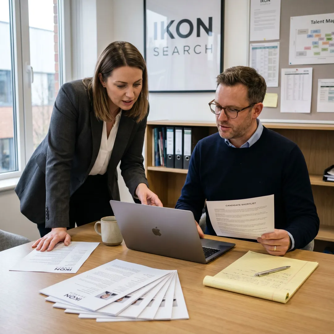 Recruitment team reviewing candidate profiles