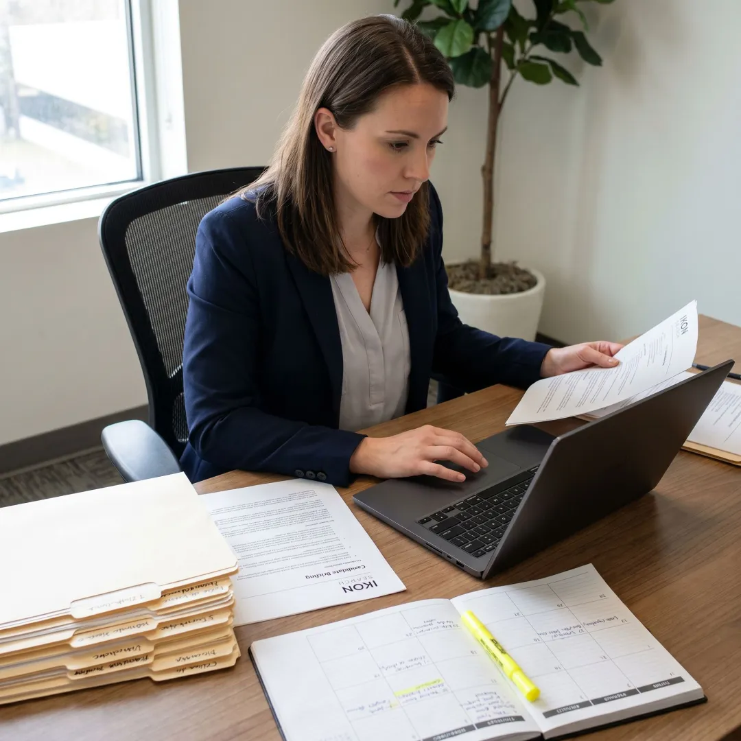 Contract legal assistant working in Sacramento office