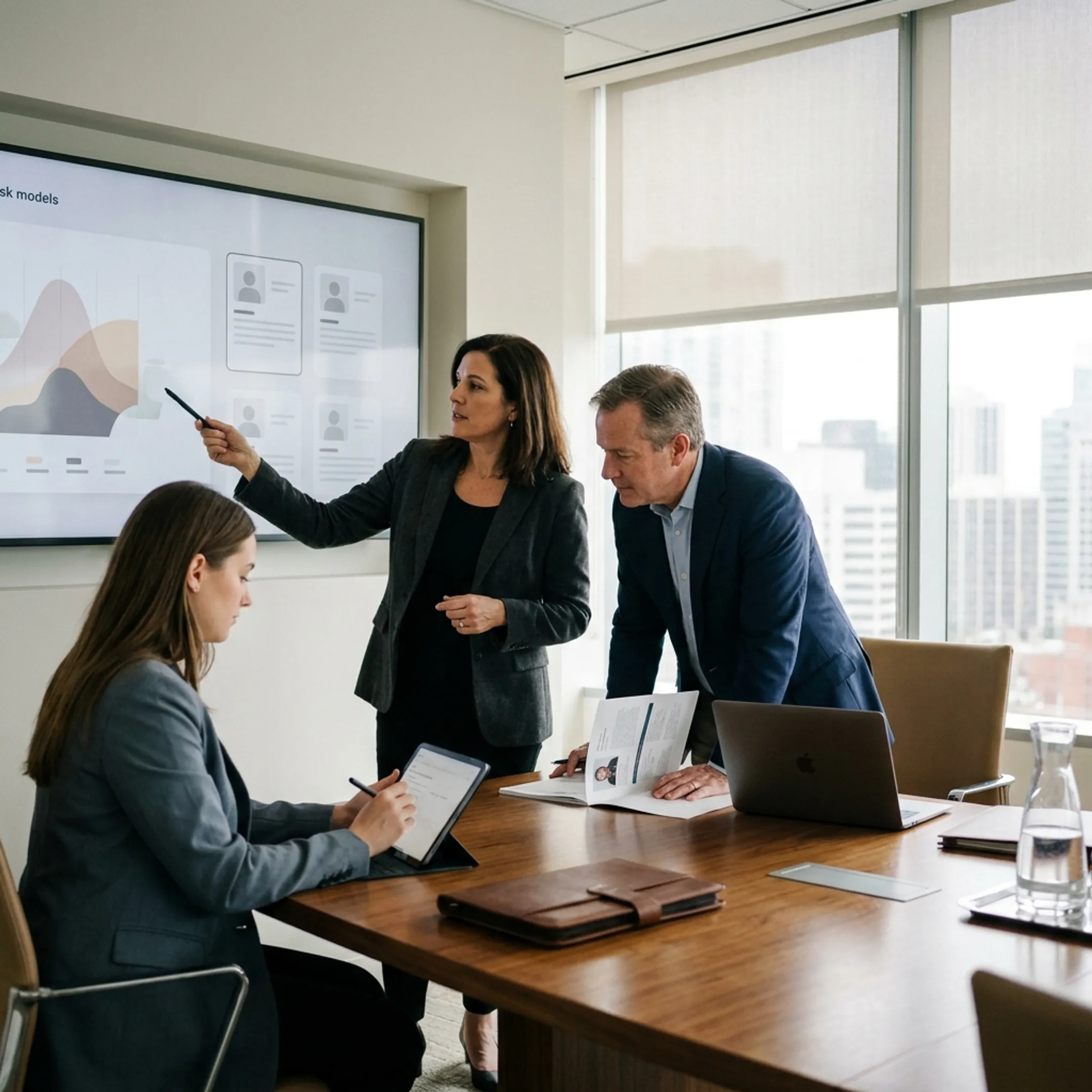 Executive search consultation for quantitative risk leadership