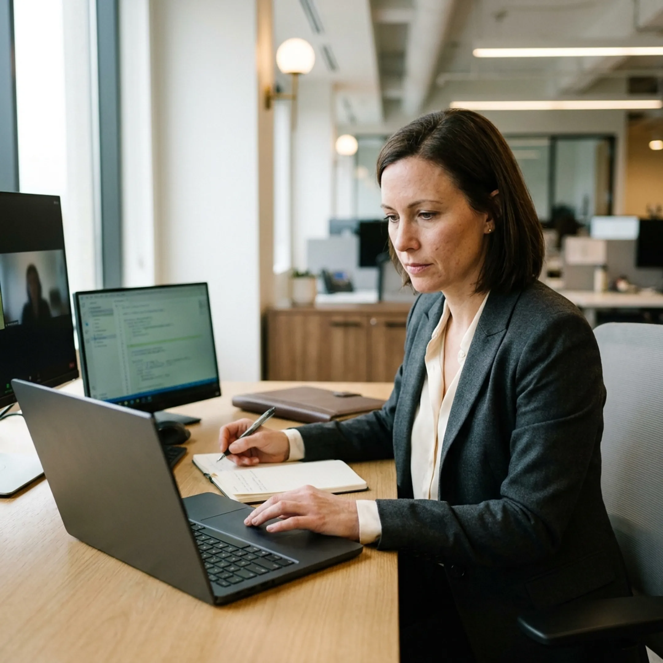 Technical recruiting team conducting candidate evaluation