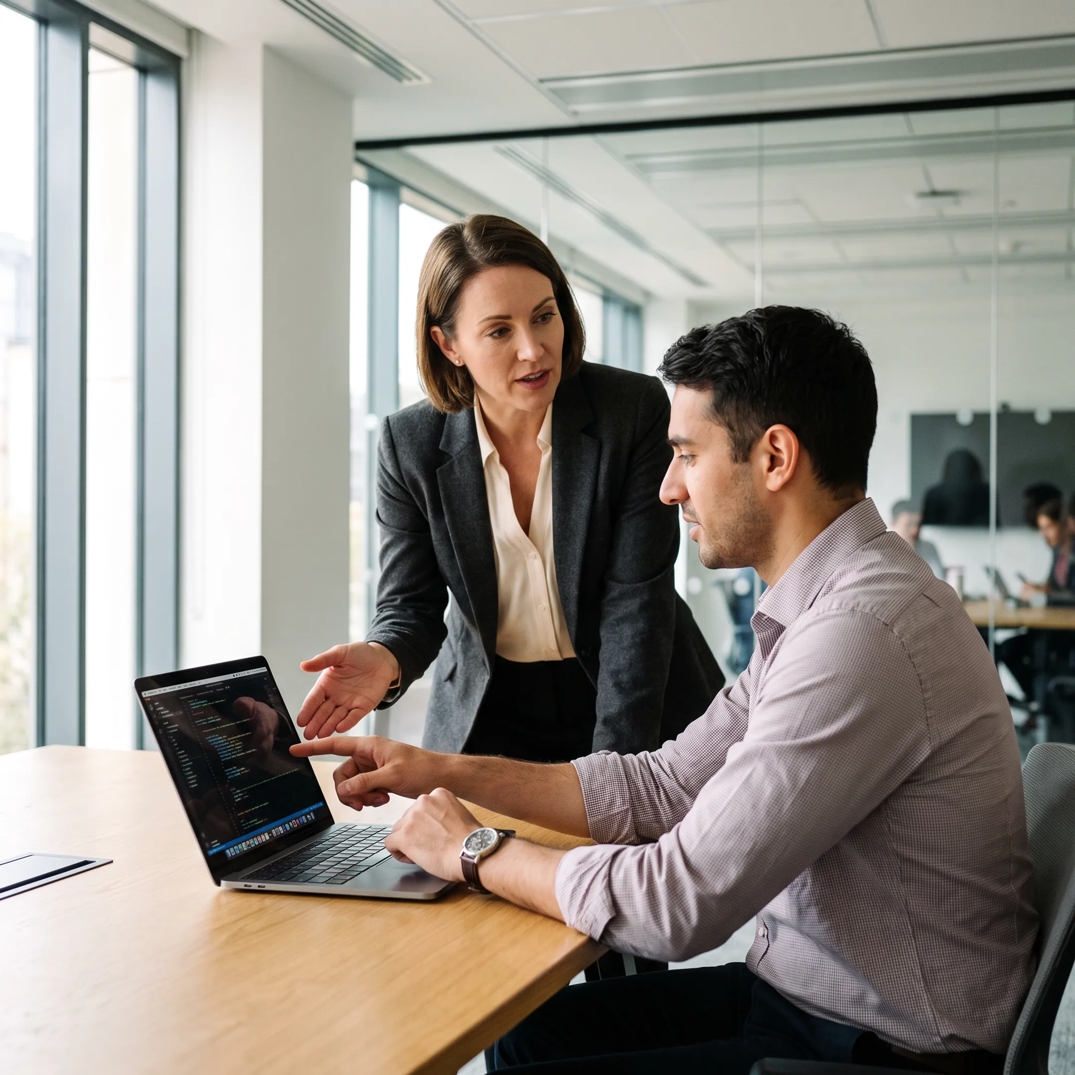 Tech recruiters evaluating software candidates in Phoenix