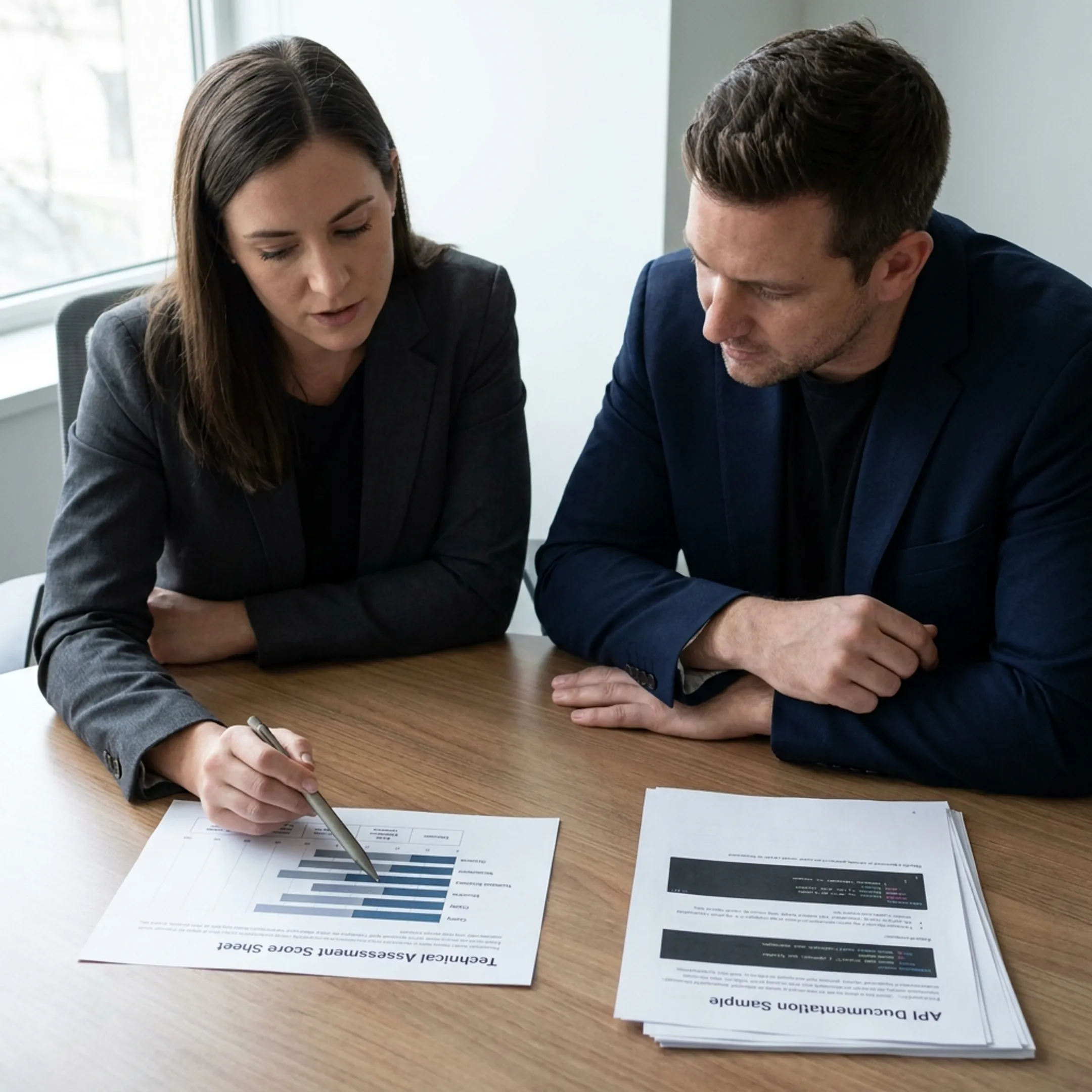 Structured technical recruitment workflow for AI technical documentation staffing