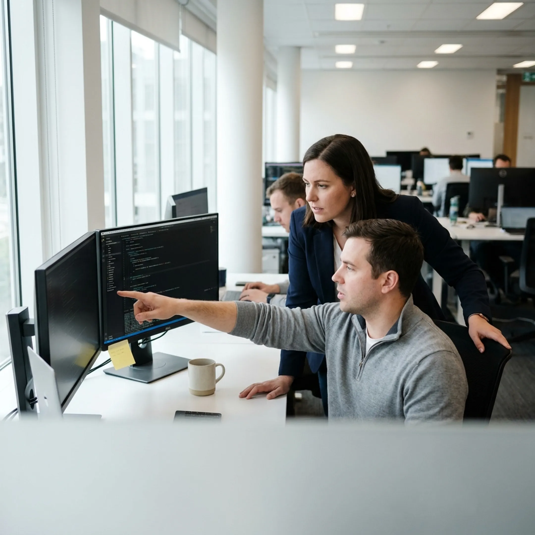 Technical interview and code review process for machine learning candidate