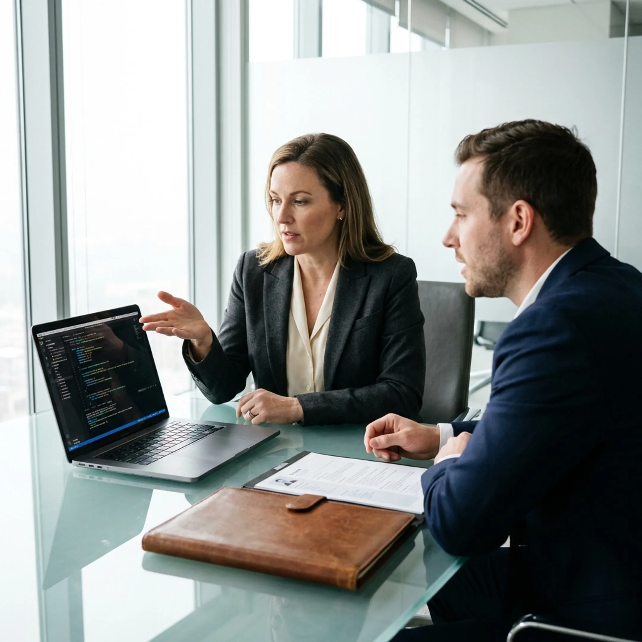 Technical recruiter evaluating candidates for machine learning engineering roles