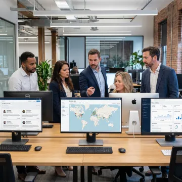 Recruitment team planning SEO candidate shortlist
