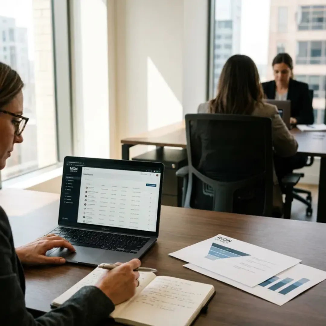 Recruiter planning a CMO hiring process