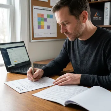 Consultant planning a GLBA compliance program